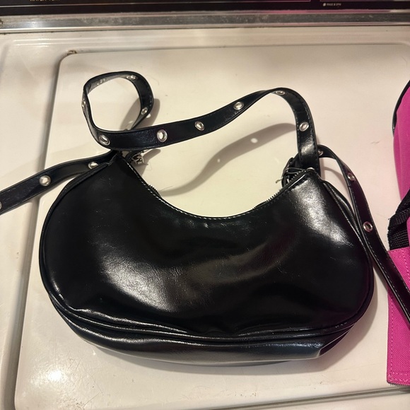 SHEIN Black Studded Shoulder Bag - Picture 2 of 2